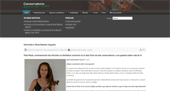 Desktop Screenshot of conservatorioeduardocon.com